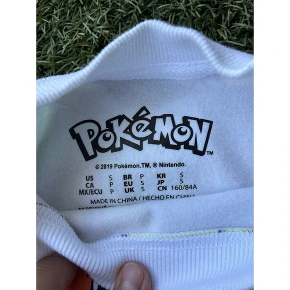 Official Pokemon All Over Print Characters Pull Over Unisex Small - Picture 3 of 3